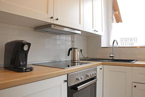 Moderne 1-Zimmer Wohnung mit Terasse, Küche, Bad mit Dusche, TV & WIFI