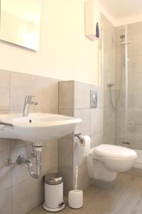 Moderne 1-Zimmer Wohnung mit Terasse, Küche, Bad mit Dusche, TV & WIFI