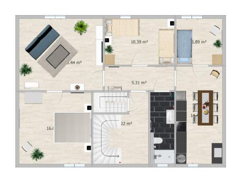 Moderne 3BR Netflix,Kaffee,Wifi,Parken
