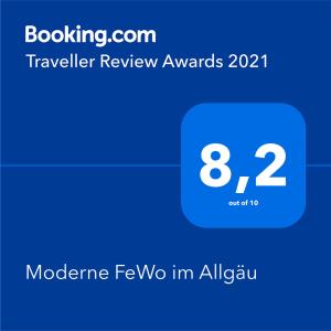 Moderne FeWo im Allgäu mit Spülmaschine