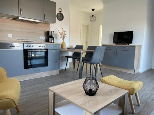 Moderne Wohnung mit Balkon inmitten der Lausitz