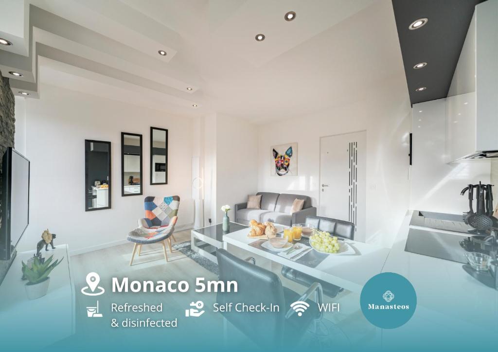 Appartement Monaco border, fully renovated apartment 1er étage, Appartement 101 16 Rue des Martyrs de la Résistance 06240 Beausoleil