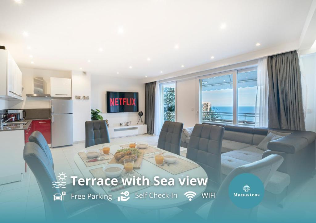 Monaco Border, Terrace, Sea view, Parking 1er étage, Appartement 505 80 Boulevard Guynemer, 06240 Beausoleil
