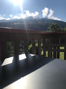 Montchavin Les Côtes vue Mont-Blanc