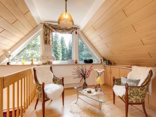 Mountain view Apartment in Kurort Brotterode with Garden