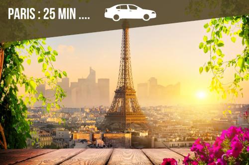 My Evening Break- Appartement cosy proche Disney et Paris