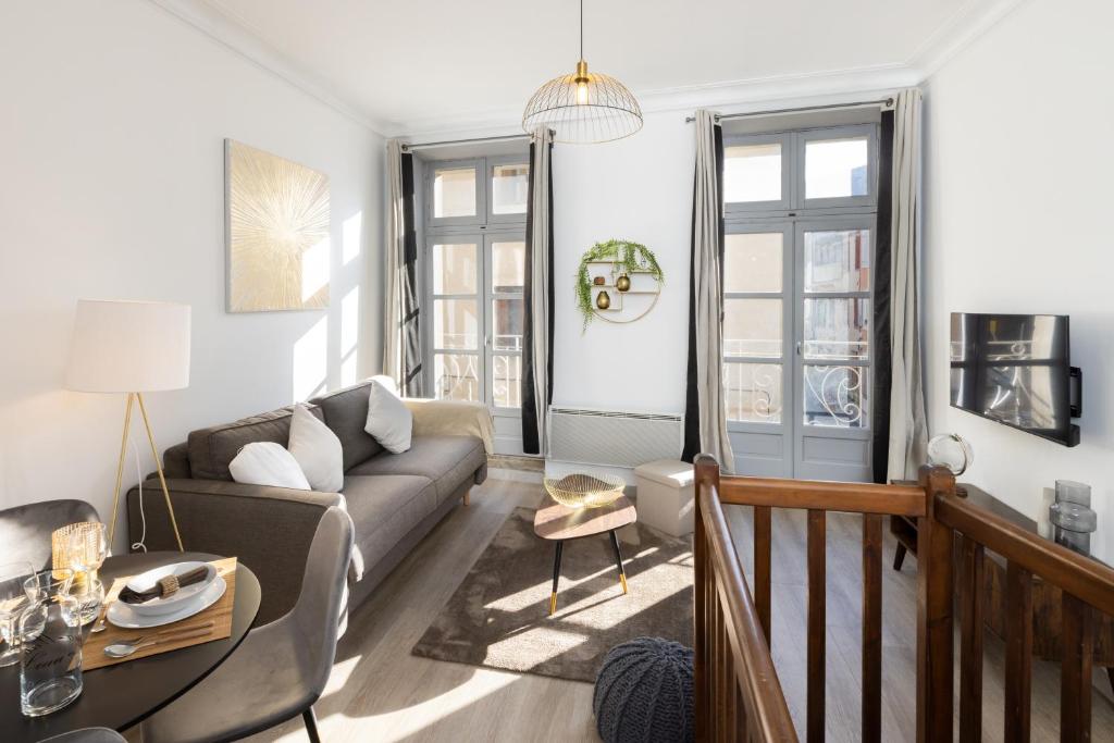 Appartement N1 Des Études Cosy Duplex Netflix Balcon ConciergerieDameCarcas 32 Rue des Études 11000 Carcassonne