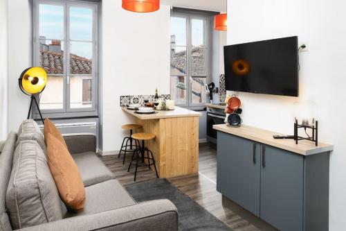 N2 des Études Cosy Hypercentre Wifi ConciergerieDameCarcas