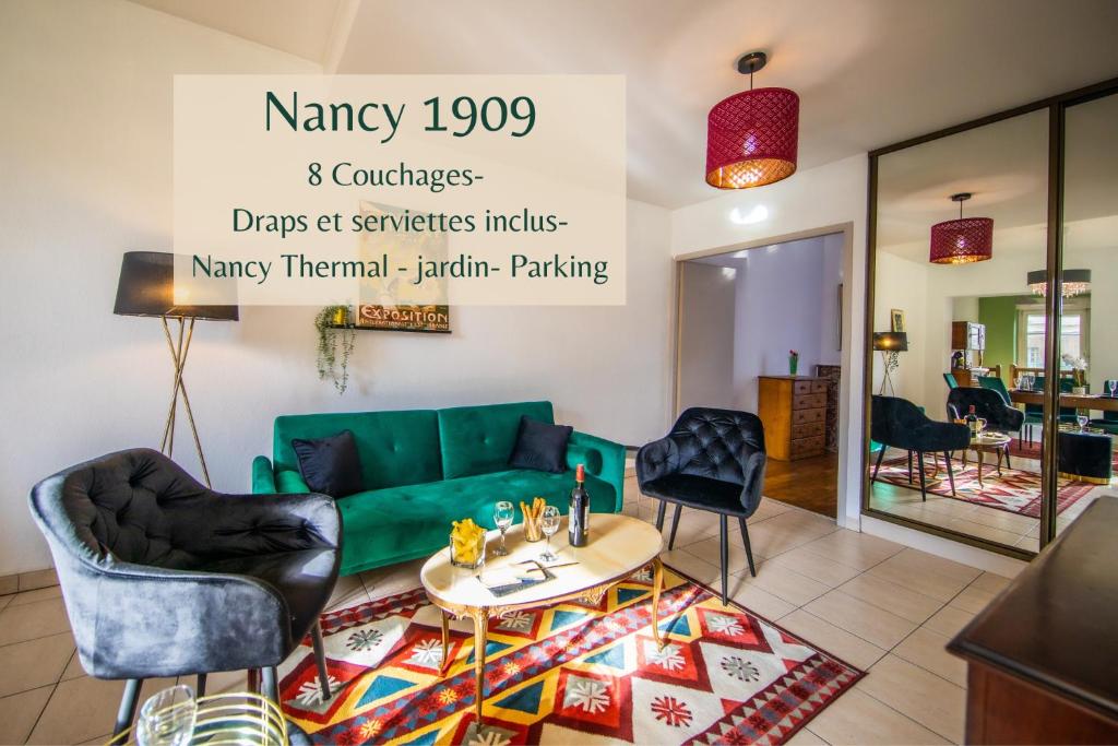 Appartement Nancy Thermal à 2 min - 8 pers- parking chez Julie 17 Avenue du Maréchal Juin 54000 Nancy