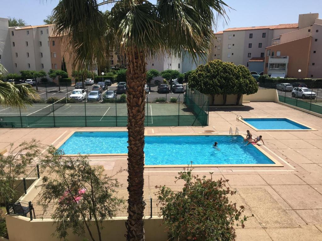 NAUTICAP Joli 2 pièces piscine tennis proche plage Richelieu Cap d'Agde Résidence NAUTICAP Appt 421, 34300 Le Cap d\'Agde