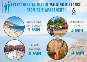 Nestor&Jeeves - BLEU BUFFA - Central - Very close sea and pedestrian street