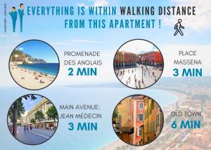 Nestor&Jeeves - CACTUS RIVIERA - Hyper center - Very close sea and Place Massena