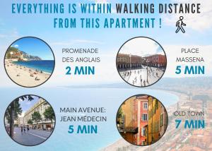 Appartement Nestor&Jeeves - COTE PIETONNE - Central - By sea - Pedestrian zone 8 Bis Rue du Congrès 06000 Nice Provence-Alpes-Côte d\'Azur