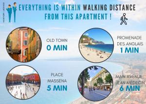 Nestor&Jeeves - LE SALEYA - Old Town - Central - Very close sea