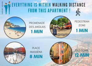 Nestor&Jeeves - REINE MARIE TERRASSE - Central - Very close sea - Top floor