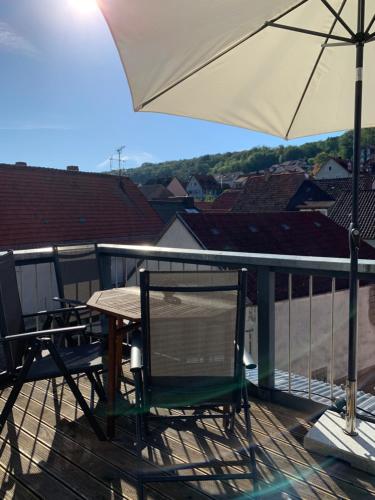 Neues Inserat, modernes Penthouse, nahe Würzburg