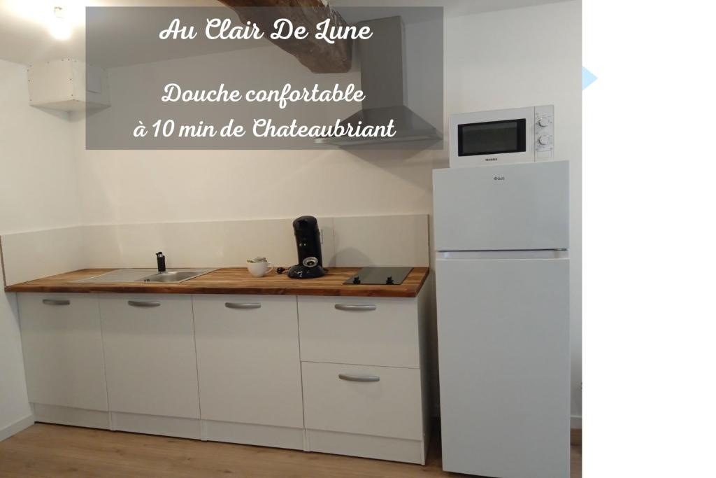 Appartement NEUF Au Clair De Lune - Dormir Comme A La Maison 12 Rue de l'Abbé Hervouet 44670 Saint-Julien-de-Vouvantes