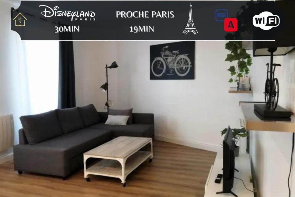 Appartement Neuilly Sweet Home - Proche ParisDisney 140 Avenue du Maréchal Leclerc 93330 Neuilly-sur-Marne