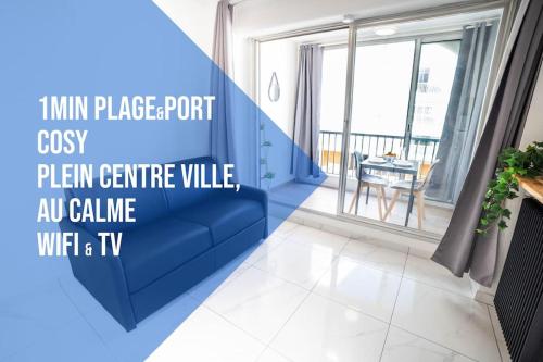 NEW Studio-50m PLAGE-50m PORT-Centre Ville