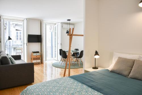 New studio with balcony
