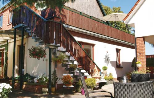 Nice apartment in Marlow OT Brnkendorf with 1 Bedrooms
