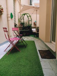 Nice appartement cosy + patio privé