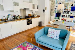 Nice furnished apartment with inner courtyard near the city center
