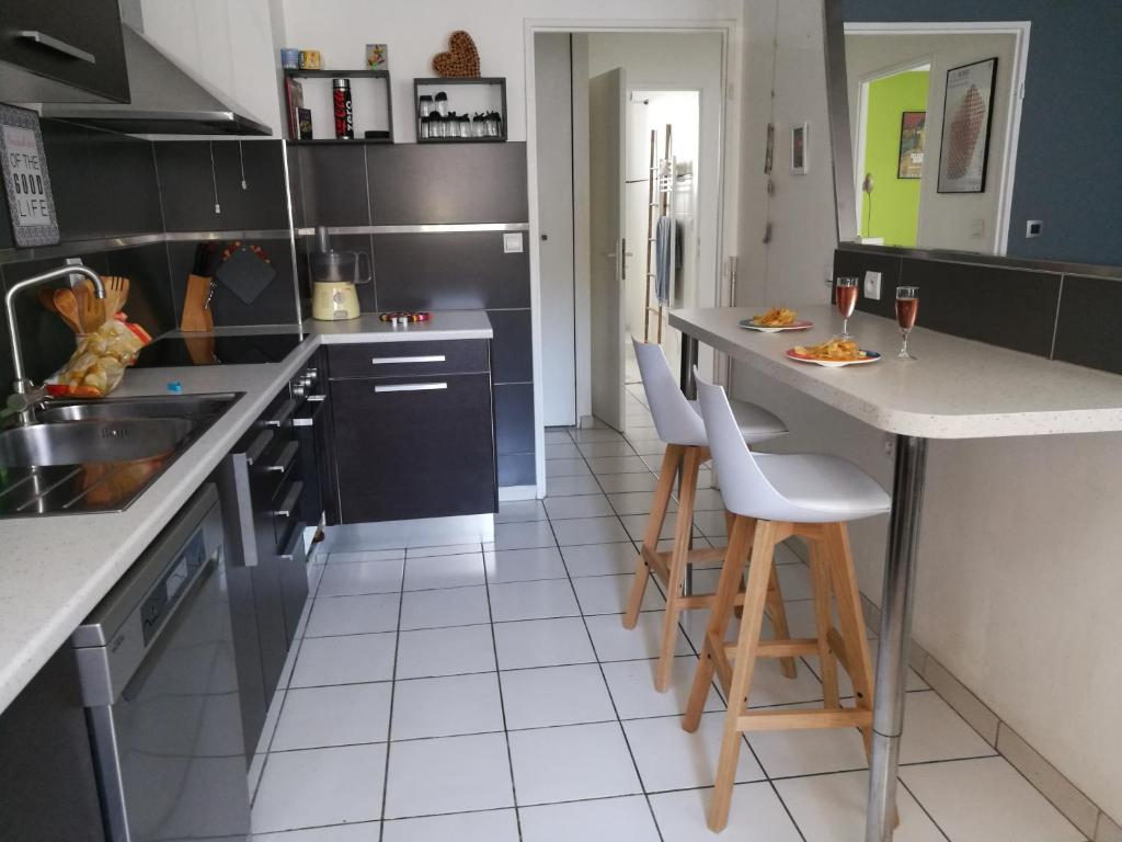 Appartement Nicolas I, 53m2, une chambre, parking privé 50 Rue Nicolas Chorier 38000 Grenoble