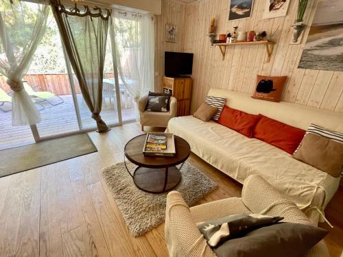 Niedliche Wohnung mit Terrasse direkt am Strand