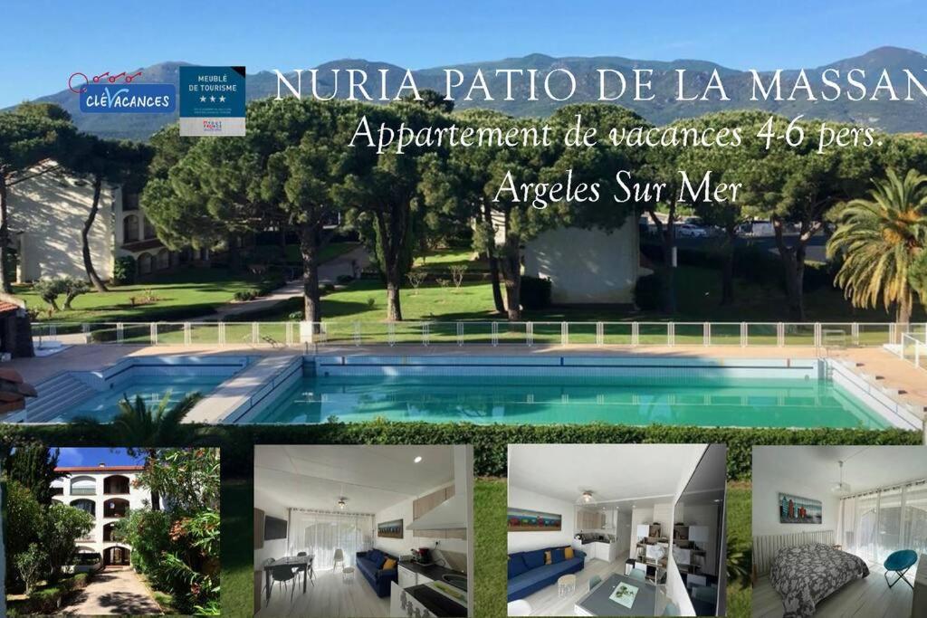 Appartement Nuria Superbe Meublé 3* avec loggias 250m des plage rue du languedoc 66700 Plage dʼArgelès