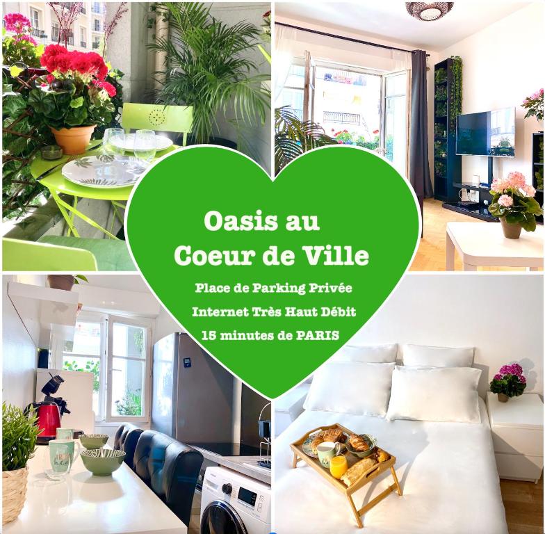 Appartement Oasis au Coeur de Ville 11 Chemin des Écoles 92350 Le Plessis-Robinson