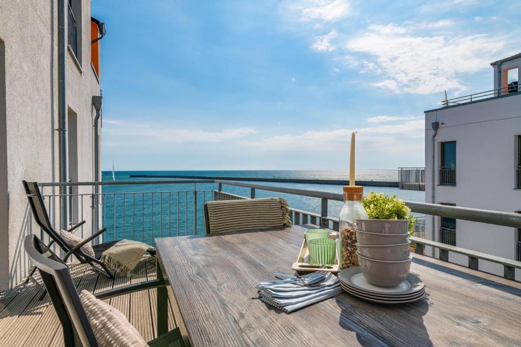 Appartement Ocean Heaven- 3 OG, Balkon, Kamin Strandpromenade 2 24376 Olpenitz