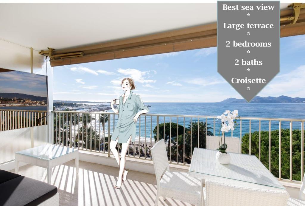 On La Croisette deluxe 2 bedrooms 2 baths 75 Boulevard de la Croisette, 06400 Cannes