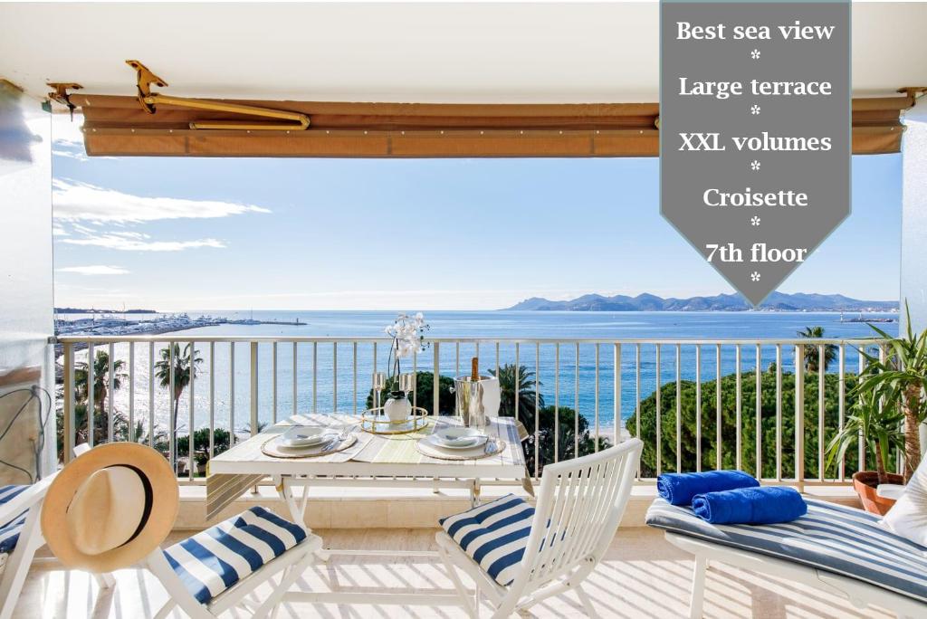 Appartement On la Croisette fabulous sea view 1 bed 75 Boulevard de la Croisette 06400 Cannes