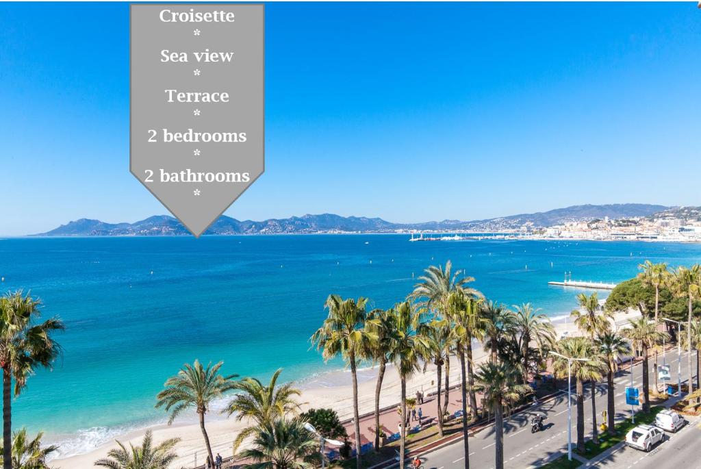 On la Croisette: luxe 2 bedrooms/ 2 baths 79 Boulevard de la Croisette, 06400 Cannes