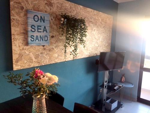 One bedroom appartement at Carvoeiro 50 m away from the beach with sea view and furnished balcony