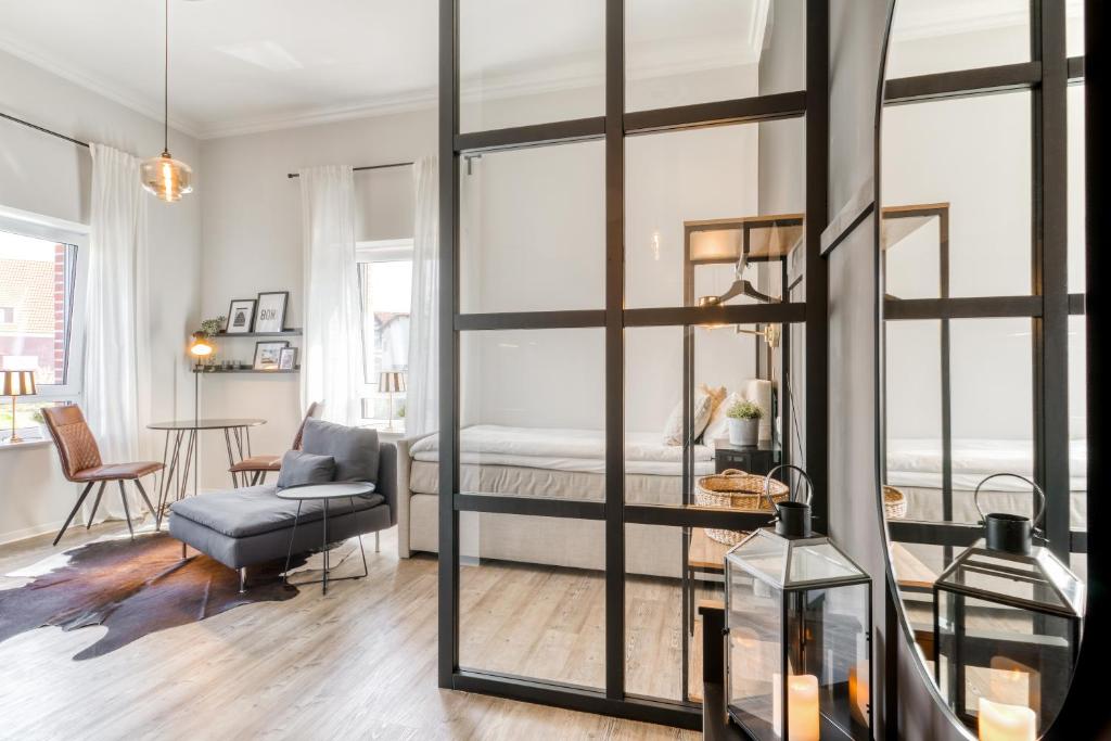 One Moment Boardinghouse - Apartment Cottage 106 Vlothoer Straße, 32457 Porta Westfalica