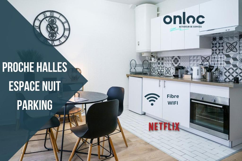 ONLOC - Agréable Appart Centre Ville - 2 pers - Parking 25 Rue Jean Réveil, 64000 Pau