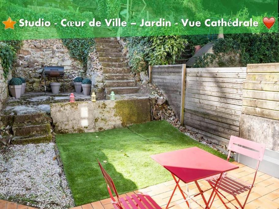 Appartement oo Le jardin oo paisible studio équipé et bien placé 2ème étage 47 Rue Jean Jaurès 29000 Quimper