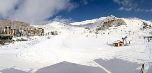 Orcières Rond Point des Pistes 1 Panoramique, Front de Neige