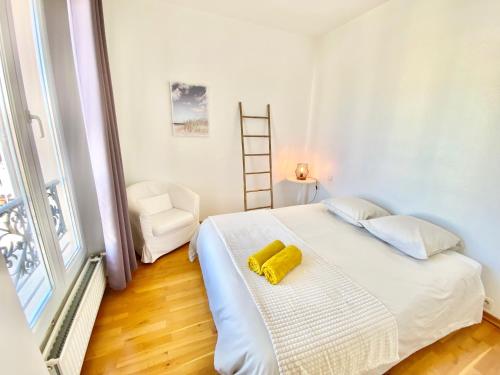PAILLETTE 3 Chambres CENTRE VILLE Vue MER