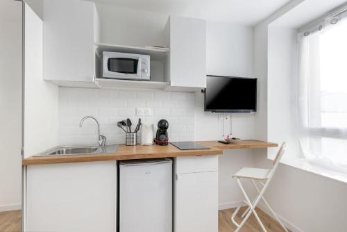 Appartement Paimpont - Agréable studio neuf, 5 min tramway, tout équipé, proche centre 1er étage, Appart 102 2 Rue Hoche 29200 Brest Bretagne