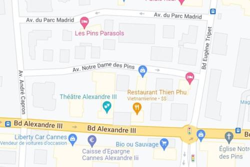 Palais Madrid, Croisette, 5 people, bright 2 bedroom flat