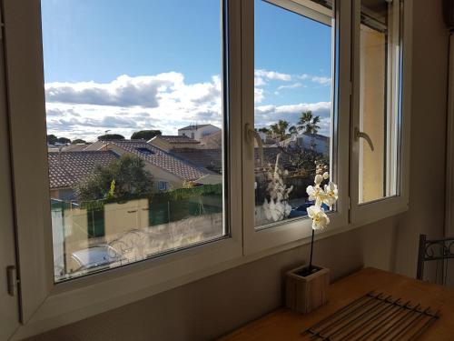 Palavas Beau studio avec Parking Climatisation