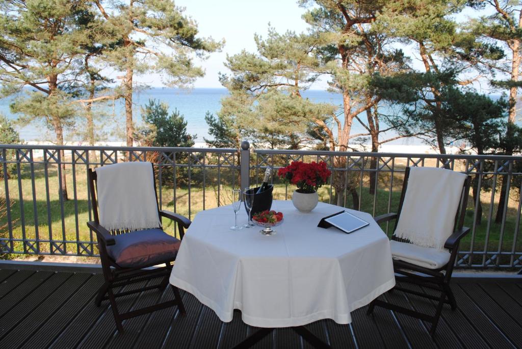 Appartement Panorama-Meerblick in der Villa Atlantic mit Strandkorb am Strand Strandpromenade 45 18609 Binz