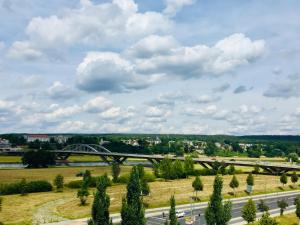 Panoramablick auf Elbe und Schlösser