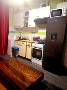 Pantin : appartement soy ,Salon-cuisine, Chambre