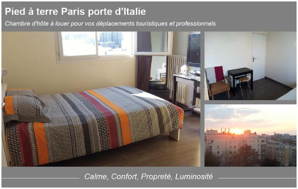 Appartement Paris Porte d'Italie - Chambre à louer avec parking et vue sur Paris 47 ter - Entrée B 47 Rue Gabriel Peri 94270 Le Kremlin-Bicêtre