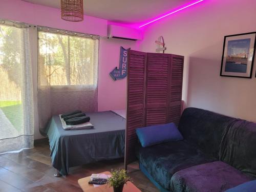 Parking privé + Jardin + Clim proche Plage & Resto