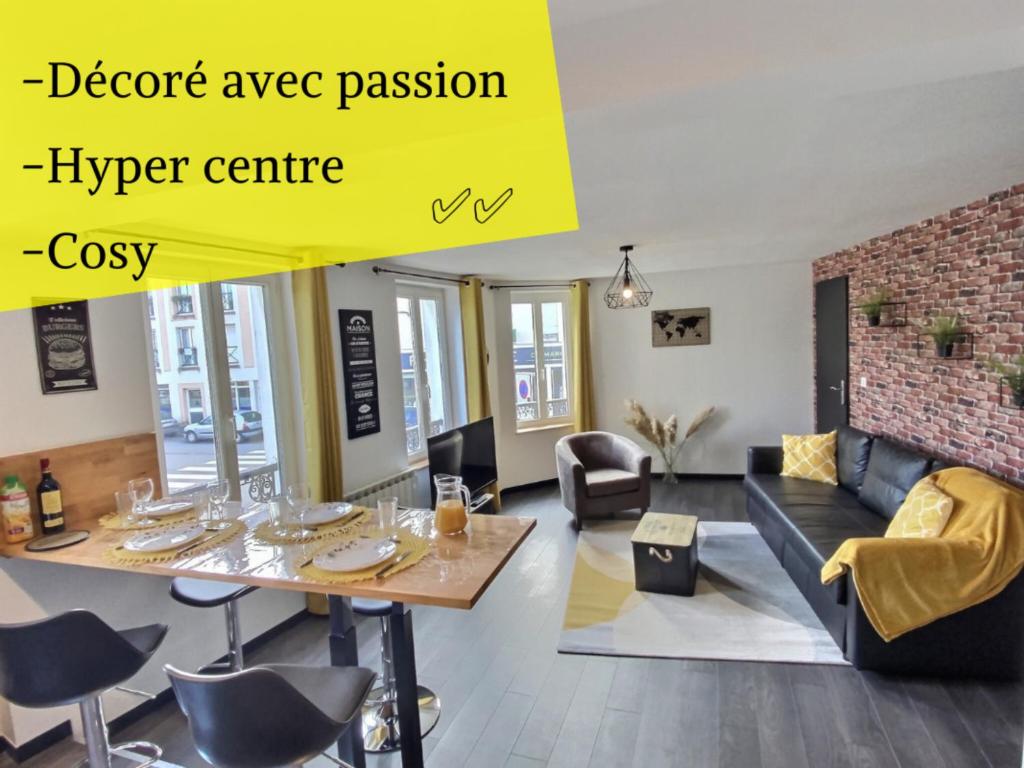 Appartement Parking - Wifi - Hyper Centre - Cosy - Lumineux 2 Rue René Coty 76290 Montivilliers